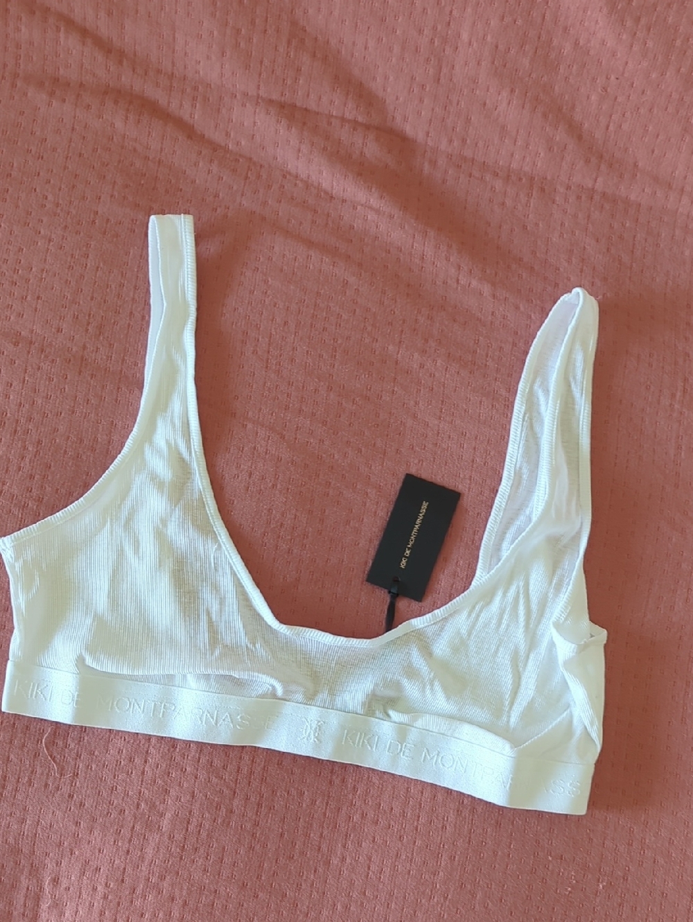 Kiki De Montparnasse Le Boy Soft Cup Bra ( Ivory- XL)